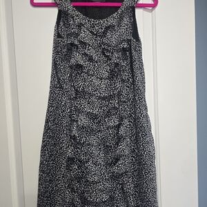 Jessica Howard Black and White Midi Dress